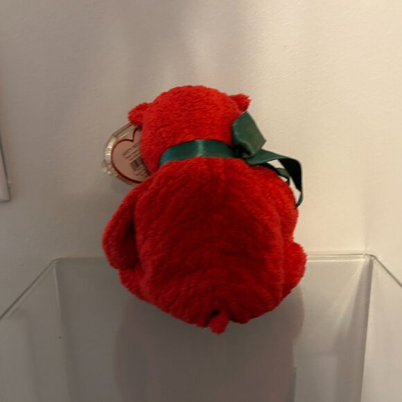 TY BEANIE BABY Mistletoe The Bear With Tags Retired 2000 Plush 8.5" - Picture 7 of 8